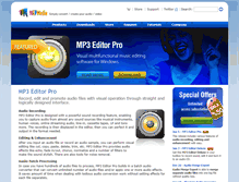 Tablet Screenshot of mp3editorpro.com